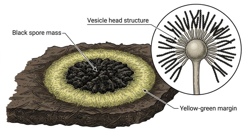 Aspergillus (Black Mold) — reference photo