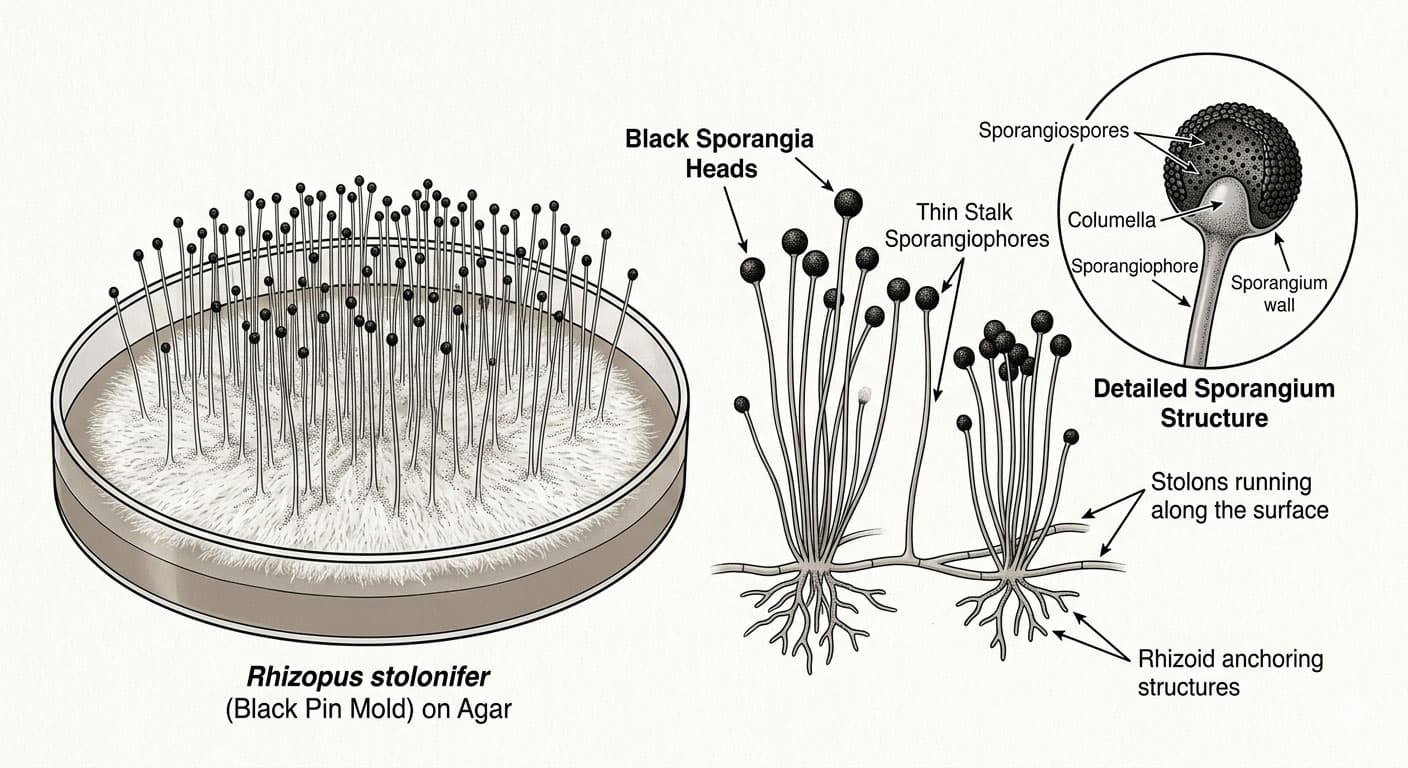 Black Pin Mold reference photo
