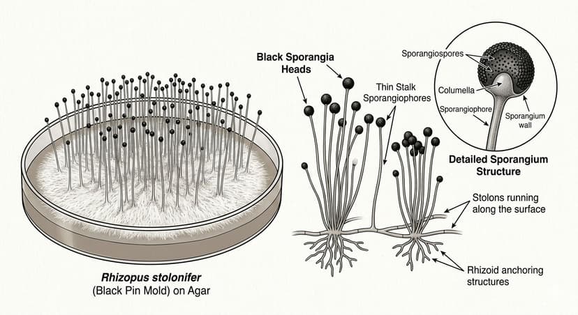 Black Pin Mold — reference photo