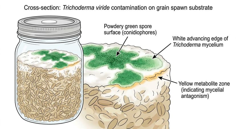 Trichoderma (Green Mold) — reference photo